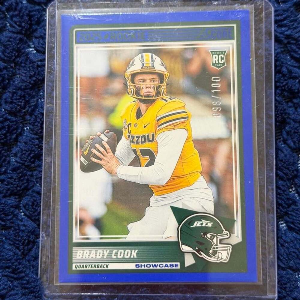 2025 Panini Score Brady Cook Rookie Card #36 RC 098/100
